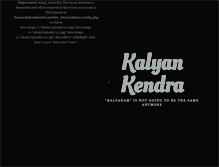 Tablet Screenshot of kalyankendra.com